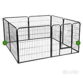 Recinto per cani in metallo