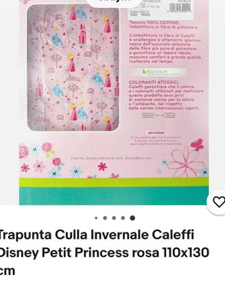 Trapunta invernale caleffi x culla/lettino