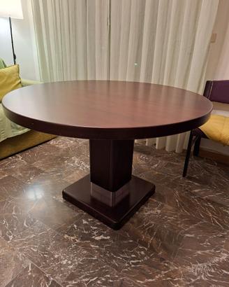 Tavolo tondo allungabile anni '70