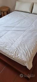 piumino matrimoniale imbottito in seta 175x210 cm.