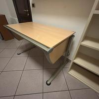 Scrivania ergonomica MOLL Basic-Runner faggio