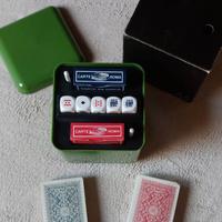 Cubo porta carte da gioco vintage