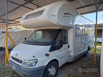 camper laika  x 675  con porta bici 