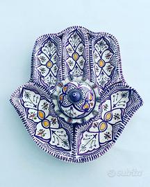 Mano di Fatima in ceramica marocchina