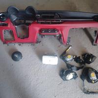 Kit airbag alfa romeo stelvio rosso e' nero N-0125