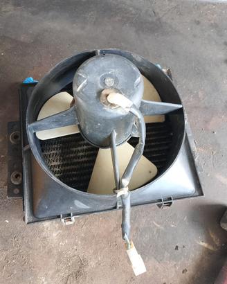 Radiatore e ventola raffreddamento Ape Piaggio
