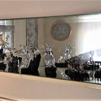 N.6 Teche in cristallo, legno e metallo