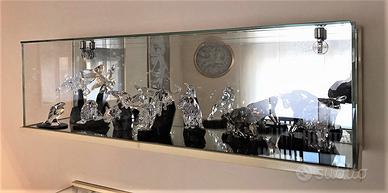 N.6 Teche in cristallo, legno e metallo