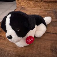 Peluche Trudi originale - Cagnolino Bianco e Nero