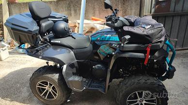 quad access xstreme 650 targa gialla