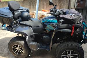 quad access xstreme 650 targa gialla
