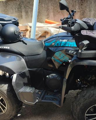 quad access xstreme 650 targa gialla