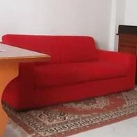 Divano tessuto vellutato tre sedute