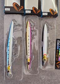 Set 3 artificiali Savage nuovi - pesca spinning 