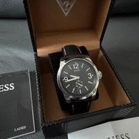 Orologio GUESS al quarzo in pelle Nero