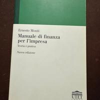 Manuale finanza impresa Ernesto Monti