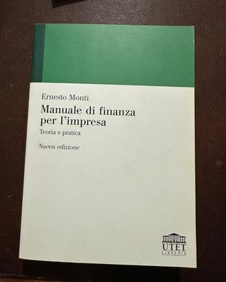 Manuale finanza impresa Ernesto Monti