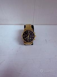 Orologio Geneva dorato con quadrante nero – Nuovo