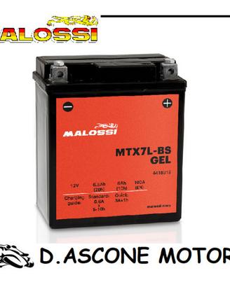 BATTERIA MALOSSI GEL MTX7L-BS