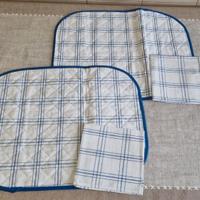 Set 2 tovagliette all'americana 100% cotone