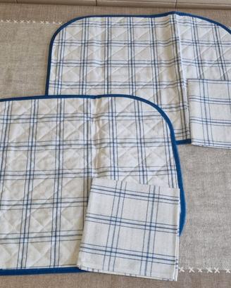 Set 2 tovagliette all'americana 100% cotone