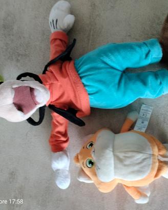 Pupazzi Pluto e Polpetta Disney 