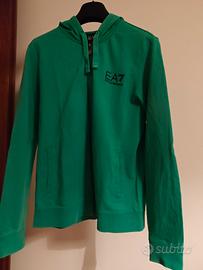 Emporio Armani felpa uomo con cappuccio zip M