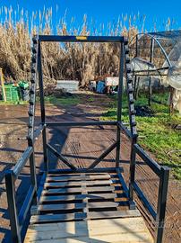 Rack technogym /Panca verticale technogym 