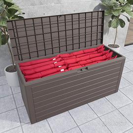 Casaria® Baule da Giardino XXL 280L
