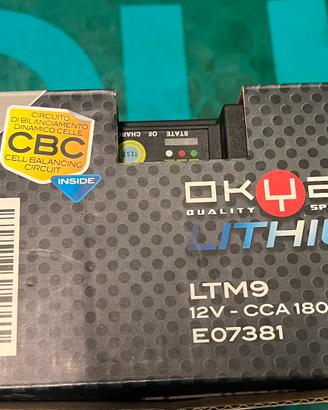 Batteria moto litio E07381