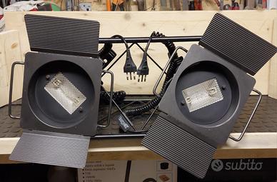 Coppia Lampade Vintage Targetti Sankey