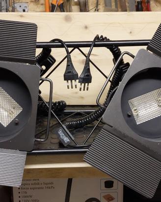 Coppia Lampade Vintage Targetti Sankey