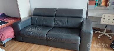 Divano letto in pelle Divani&Divani by Natuzzi