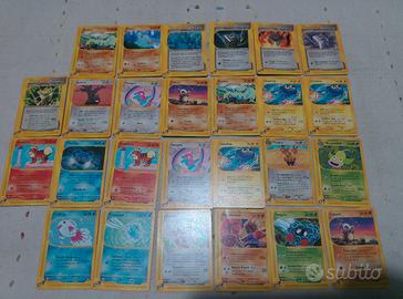 lotto carte Pokemon acquapolis