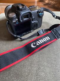 Canon macchina reflex con accessori