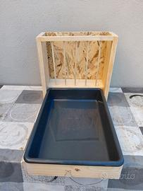 🐰 Lettiera e Fieniera Artigianale in Legno