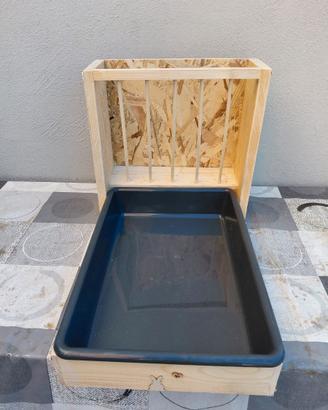 🐰 Lettiera e Fieniera Artigianale in Legno