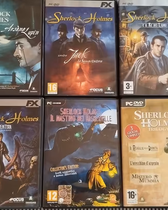 Giochi pc Sherlock Holmes 