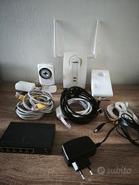 Lotto Switch, Ripetitori, cavi LAN ethernet