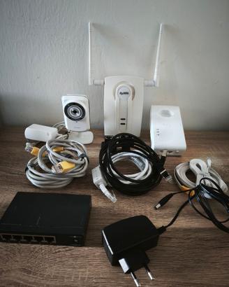 Lotto Switch, Ripetitori, cavi LAN ethernet