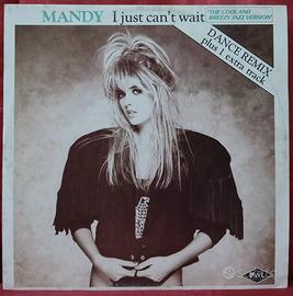 Vinile Mandy I just can't wait Dance Remix