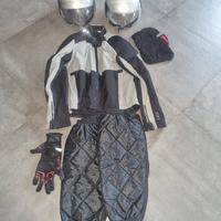 Caschi, giacca, guanti, para gambe invernale  ecc