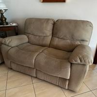 Divano reclinabile 2 posti