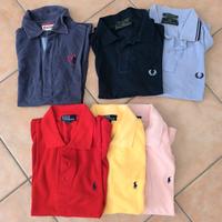 POLO RALF LAUREN & FRED PERRY ( LEGGERE SOTTO ) 