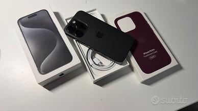 iPhone 15 Pro, Black Titanium, 128GB