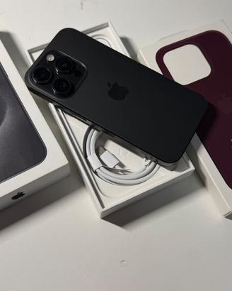 iPhone 15 Pro, Black Titanium, 128GB