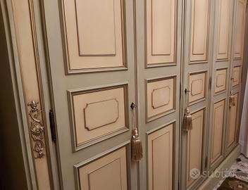 armadio artigianale legno laccato