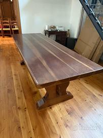 Tavolo rettangolare legno massiccio