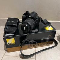 Reflex NIKON D3100 come nuova + Custodia