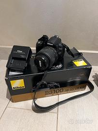 Reflex NIKON D3100 come nuova + Custodia